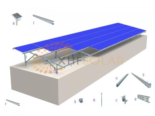 Mg-al-zn ground solar mounting Brackets