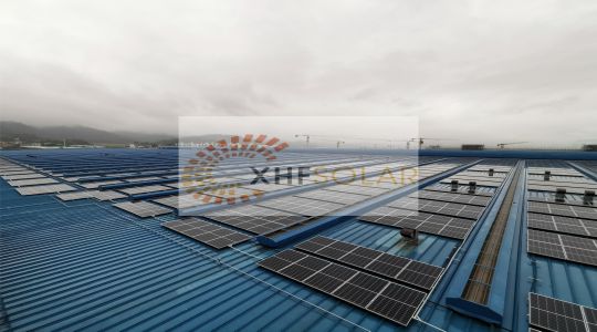 Τοποθέτηση οροφής μόνιμης ραφής Κίνας 6,5 MW
