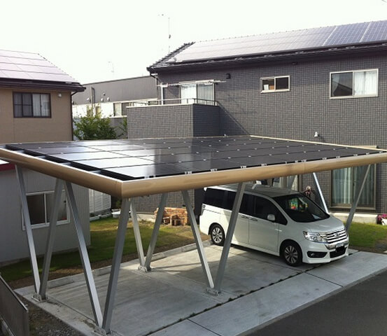 Ηλιακός χώρος στάθμευσης Ιαπωνίας 3,8 MW
